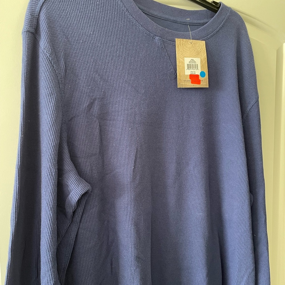 Mens Thermal long sleeve shirt. Size XXL